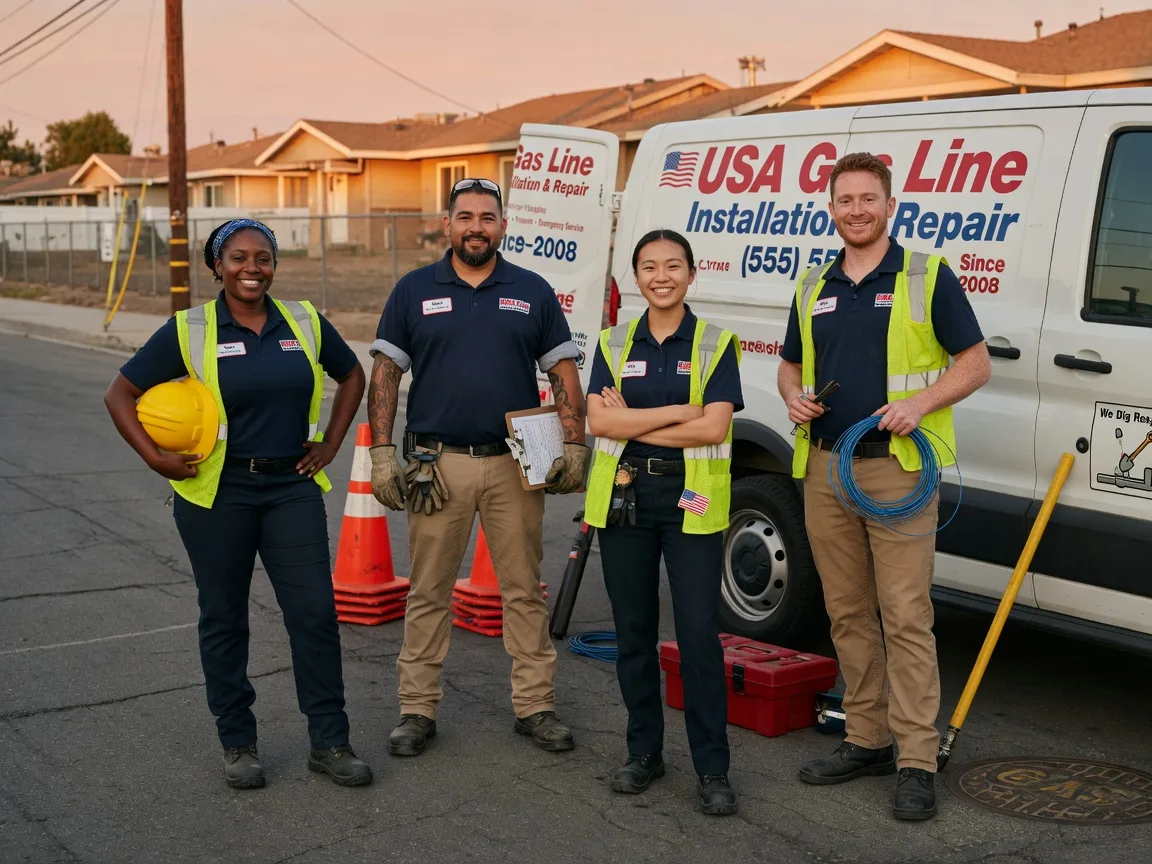 Gas Line Installation company in Whittington, IL